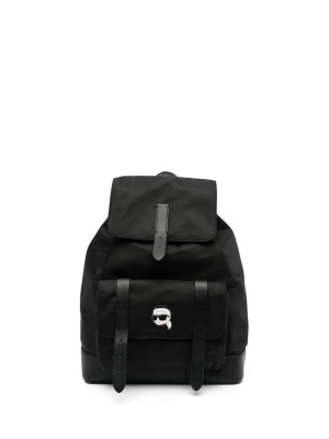 

K/ Ikonik flap backpack, Karl Lagerfeld K/ Ikonik flap backpack