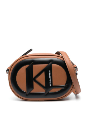 

Logo-embossed crossbody bag, Karl Lagerfeld Logo-embossed crossbody bag