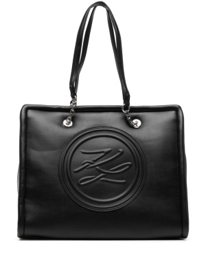 

Logo-patch tote bag, Karl Lagerfeld Logo-patch tote bag