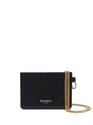 

Logo-plaque purse, Balmain Logo-plaque purse