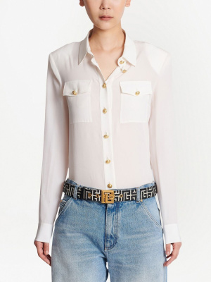 

Monogram-pattern belt, Balmain Monogram-pattern belt
