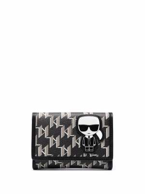 

K/Ikonic monogram wallet, Karl Lagerfeld K/Ikonic monogram wallet