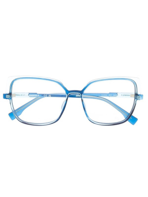 

Square-frame glasses, Karl Lagerfeld Square-frame glasses