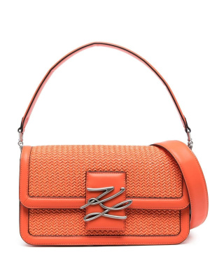 

K/Autograph woven raffia bag, Karl Lagerfeld K/Autograph woven raffia bag