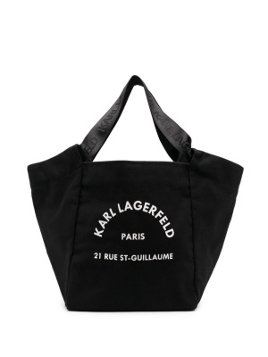 

Logo print tote bag, Karl Lagerfeld Logo print tote bag