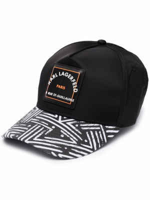 

Quilted aop cap, Karl Lagerfeld Quilted aop cap