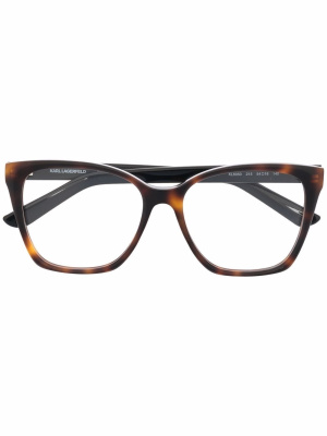 

Wayfarer-frame glasses, Karl Lagerfeld Wayfarer-frame glasses