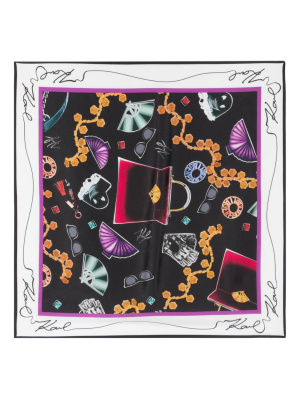 

K/Archive silk scarf, Karl Lagerfeld K/Archive silk scarf