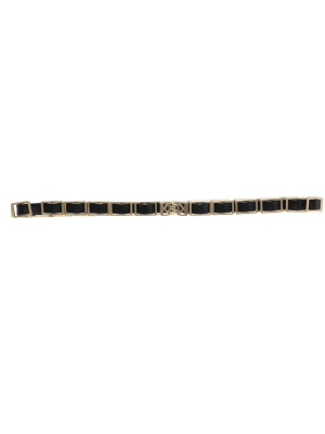 

K/Essential chain-leather belt, Karl Lagerfeld K/Essential chain-leather belt