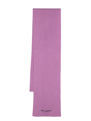 

K/Essential ribbed scarf, Karl Lagerfeld K/Essential ribbed scarf