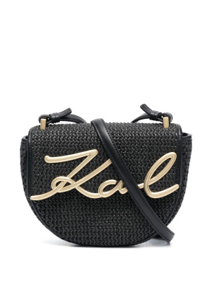 

K/Signature mini saddle bag, Karl Lagerfeld K/Signature mini saddle bag