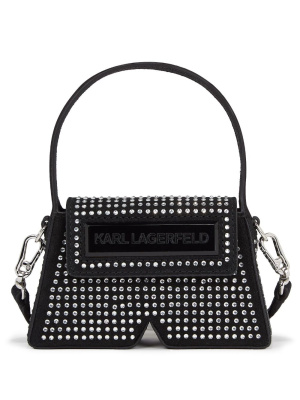 

IKON/K crystal-embellished nano bag, Karl Lagerfeld IKON/K crystal-embellished nano bag