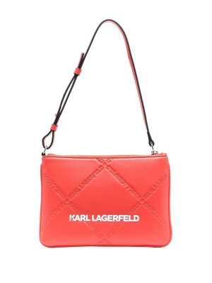 

K/Skuare embossed pouch, Karl Lagerfeld K/Skuare embossed pouch