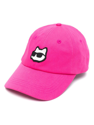 

Logo-embroidered recycled cotton-blend cap, Karl Lagerfeld Logo-embroidered recycled cotton-blend cap