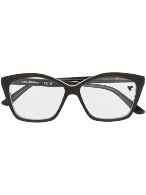 

Logo-plaque arm glasses, Karl Lagerfeld Logo-plaque arm glasses