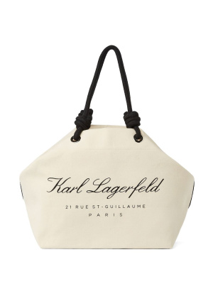 

Hotel Karl beach tote bag, Karl Lagerfeld Hotel Karl beach tote bag