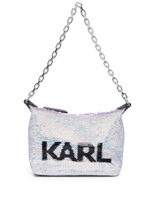 

K/Evening sequin shoulder bag, Karl Lagerfeld K/Evening sequin shoulder bag