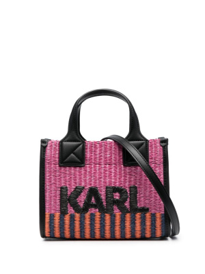 

Woven-raffia tote bag, Karl Lagerfeld Woven-raffia tote bag