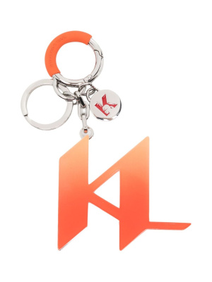 

Logo-monogram key chain, Karl Lagerfeld Logo-monogram key chain