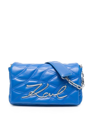 

K/ Signature soft-quilt bag, Karl Lagerfeld K/ Signature soft-quilt bag