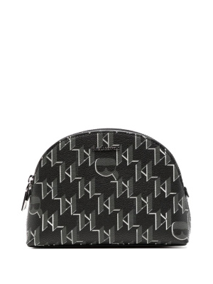 

Logo-print pouch bag, Karl Lagerfeld Logo-print pouch bag
