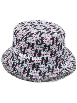 

K/Essential bouclé bucket hat, Karl Lagerfeld K/Essential bouclé bucket hat