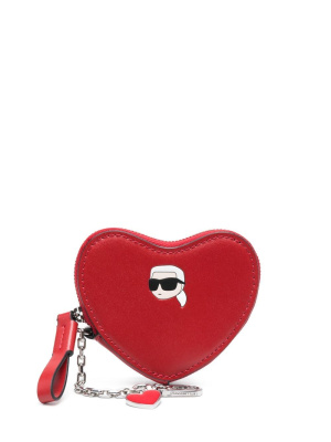 

Heart-shaped coin purse, Karl Lagerfeld Heart-shaped coin purse