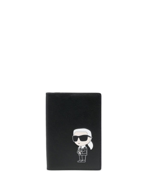 

Ikonik 2.0 leather passport case, Karl Lagerfeld Ikonik 2.0 leather passport case