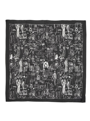 

Graphic-print scarf, Karl Lagerfeld Graphic-print scarf