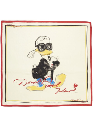 

X Disney printed silk scarf, Karl Lagerfeld X Disney printed silk scarf