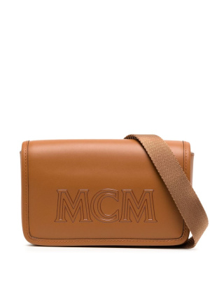 

Mini Aren leather messenger bag, MCM Mini Aren leather messenger bag