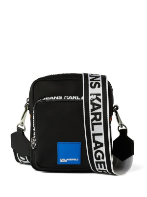 

Logo-patch crossbody bag, Karl Lagerfeld Jeans Logo-patch crossbody bag
