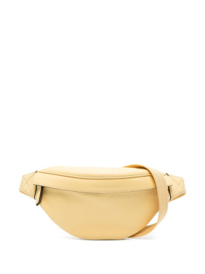 

Logo-debossed leather belt bag, Longchamp Logo-debossed leather belt bag
