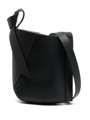 

Hobo Tie leather shoulder bag, Lanvin Hobo Tie leather shoulder bag