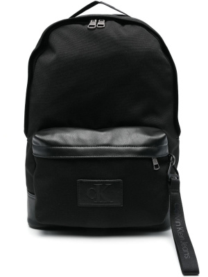 

Logo-patch zip-up backpack, Calvin Klein Jeans Logo-patch zip-up backpack