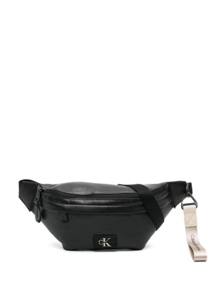 

Logo-tag leather belt bag, Calvin Klein Jeans Logo-tag leather belt bag