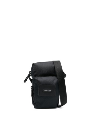 

Logo-patch messenger bag, Calvin Klein Logo-patch messenger bag