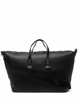 

Faux-leather weekend bag, Calvin Klein Faux-leather weekend bag
