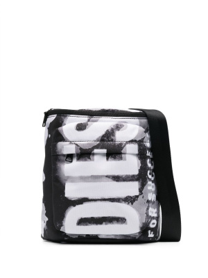 

Logo-print messenger bag, Diesel Logo-print messenger bag