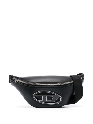 

Logo-plaque grained belt bag, Diesel Logo-plaque grained belt bag