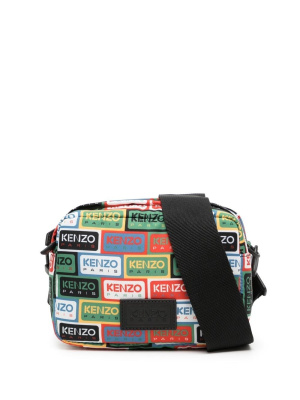 

Logo-print box crossbody bag, Kenzo Logo-print box crossbody bag