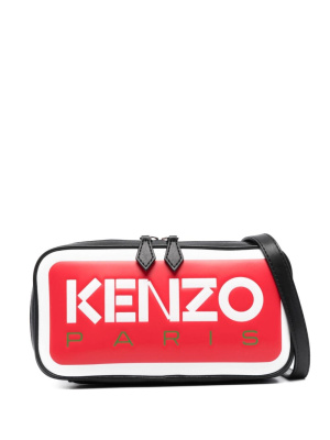 

Logo-print messenger bag, Kenzo Logo-print messenger bag