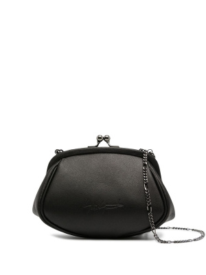 

Clasp leather shoulder bag, Discord Yohji Yamamoto Clasp leather shoulder bag