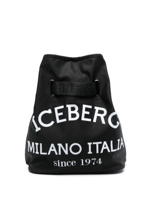 

Logo-print duffle bag, Iceberg Logo-print duffle bag