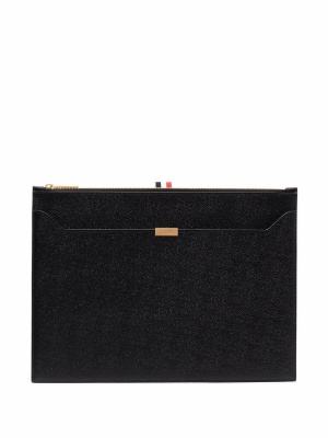 

Medium zipped clutch, Thom Browne Medium zipped clutch