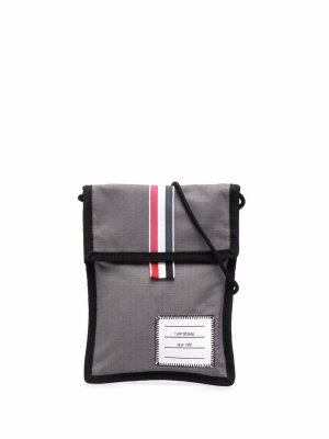 

RWB-stripe crossbody bag, Thom Browne RWB-stripe crossbody bag