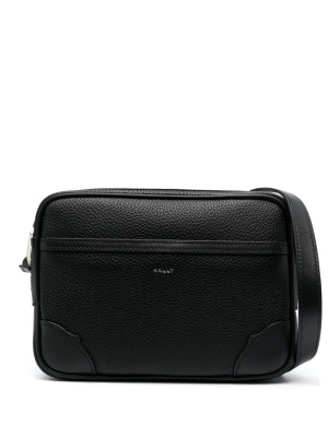 

Logo-lettering leather messenger bag, Bally Logo-lettering leather messenger bag