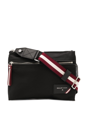 

Nylon double-pouch shoulder bag, Bally Nylon double-pouch shoulder bag