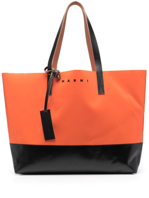 

Logo print tote bag, Marni Logo print tote bag