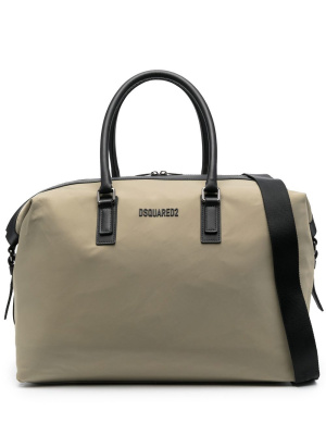 

Logo-plaque two-tone holdall, Dsquared2 Logo-plaque two-tone holdall